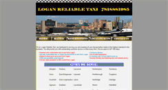 Desktop Screenshot of loganreliabletaxi.com