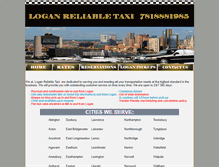 Tablet Screenshot of loganreliabletaxi.com